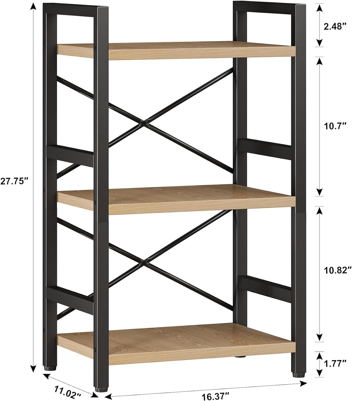 Estantería Industrial de 3 Niveles Homeiju, Modelo D29873033