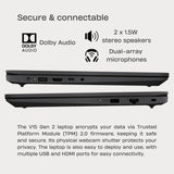 Laptop Lenovo V15, 16GB RAM, 256GB SSD, 15.6 FHD, Windows 11