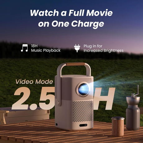 Proyector Yaber T2, WiFi 6, Bluetooth, 1080P, portátil