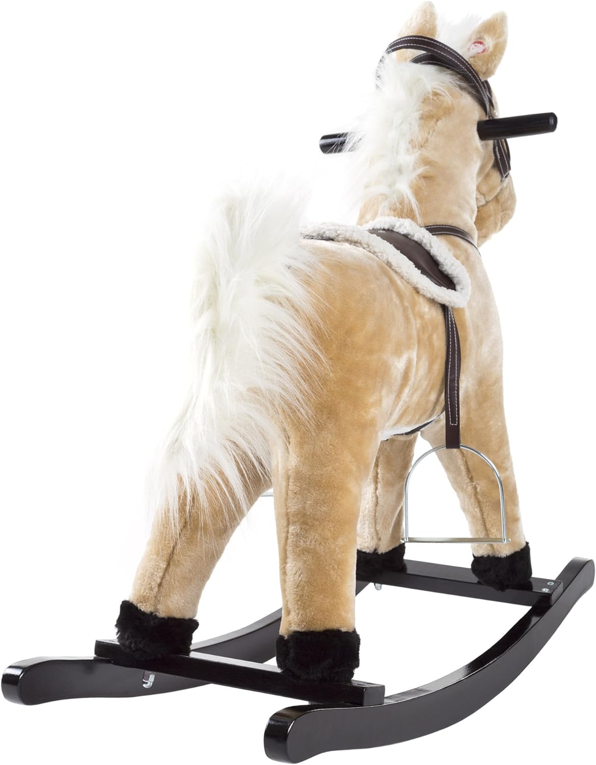 Caballo de Peluche con Sonidos, Estribos, Silla y Riendas