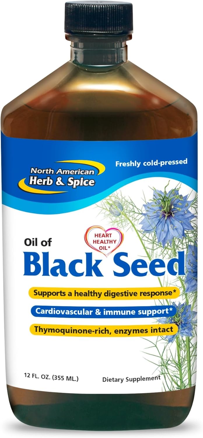 Suplementos Aceite de semillas negras 12 onzas líquidas