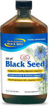 Suplementos Aceite de semillas negras 12 onzas líquidas