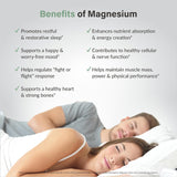 Organixx Magnesio Glycinato para Sueño, Corazón, 60 Cápsulas