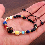 Pulsera ajustable hecha a mano del Sistema Solar -