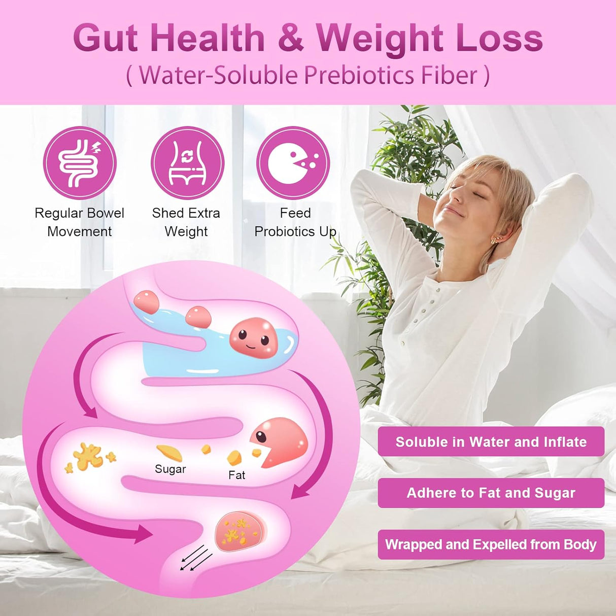 Suplementos Probióticos para mujeres salud digestiva 100 mil