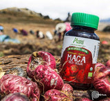 Andes Red Maca Cápsulas - Amazon - Energizante Natural - 1500mg, Vegan