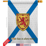 Canadá Provinces Nova Scotia Banner Doble Cara 28 X 40