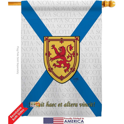 Canadá Provinces Nova Scotia Banner Doble Cara 28 X 40