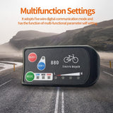 Pantalla de Bicicleta Eléctrica KT LED-880, 36V 48V, Accesorios
