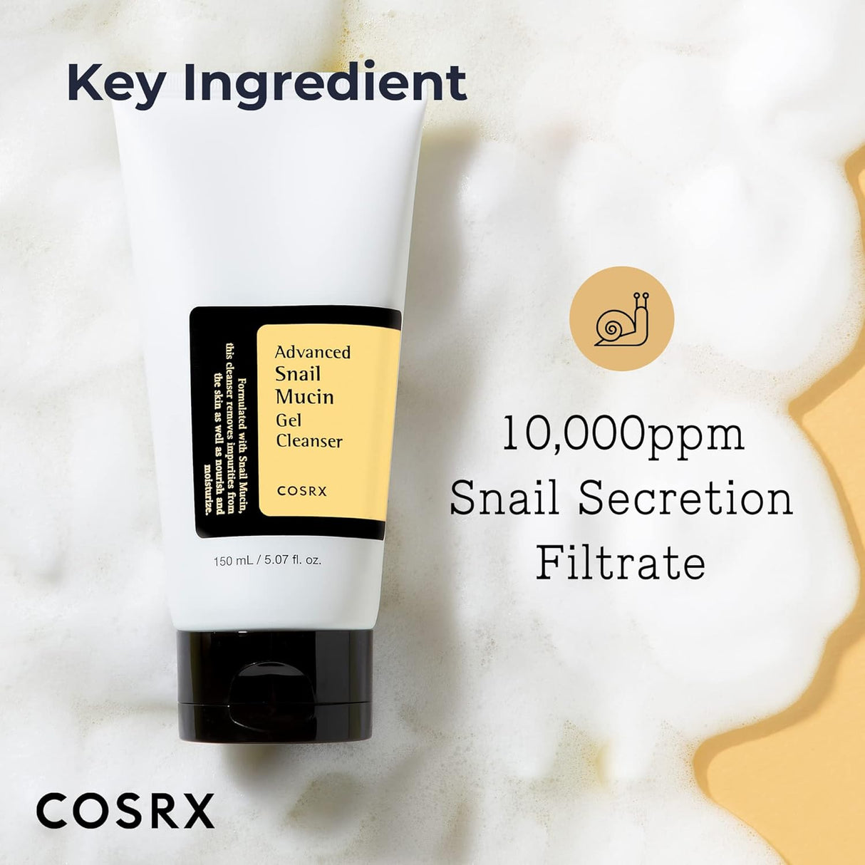 Gel Limpiador Facial Avanzado con Mucina de Caracol