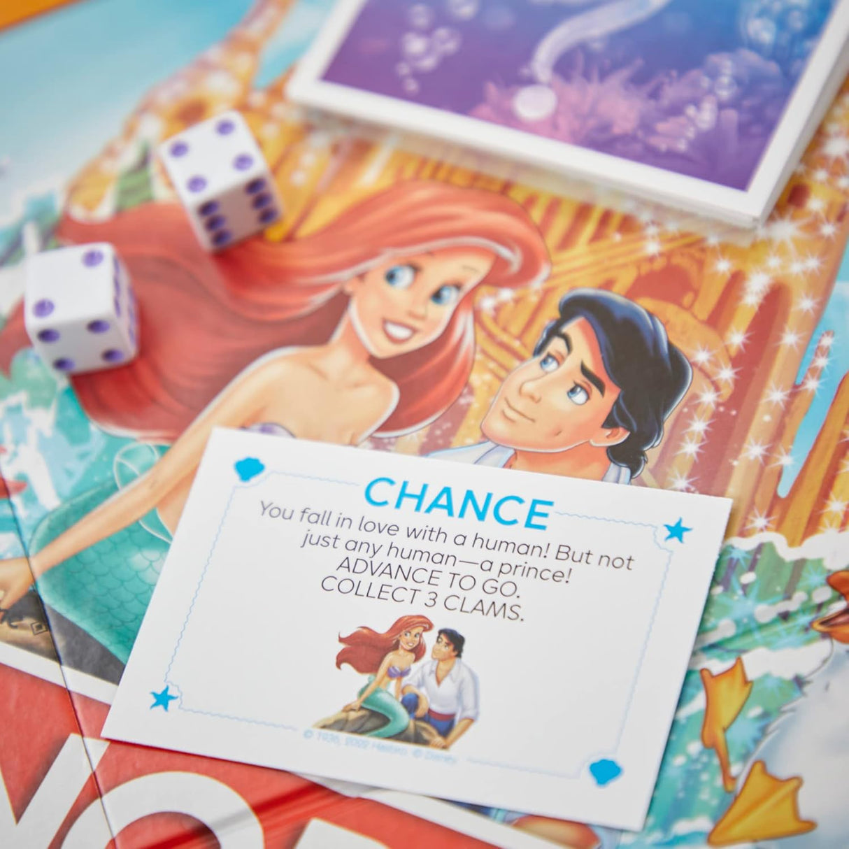 Monopoly Disney La Sirenita, Juego de Mesa, 2-6 Jugadores