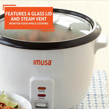 Olla Arrocera Eléctrica IMUSA, 3 Tazas Crudas, Modelo GAU-00011