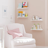 Estanterías Flotantes Wallniture Denver para Decoración Infantil, Set de 4