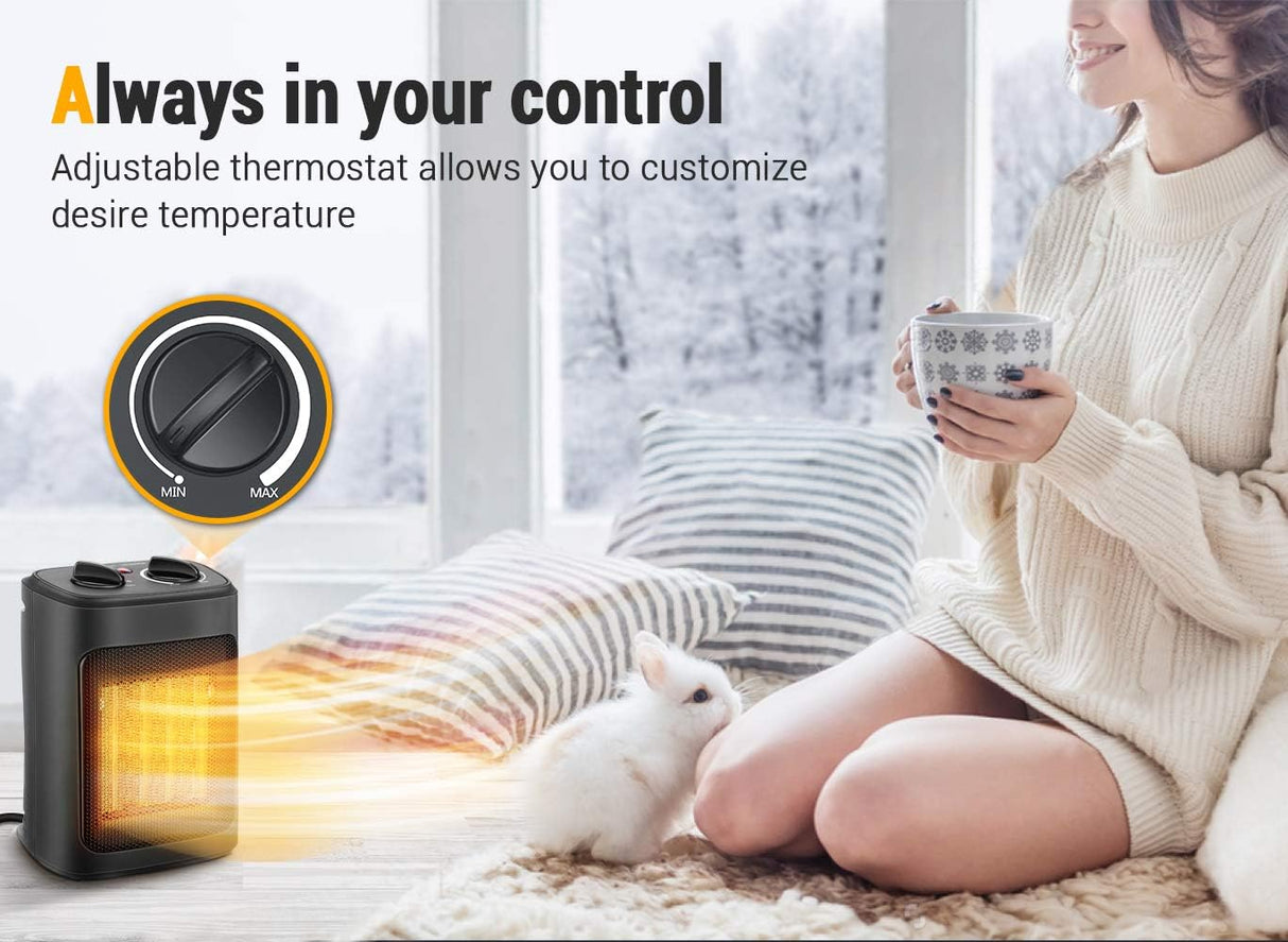 Calentador de espacio, calentadores eléctricos de 1500 W