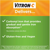 Suplemento Vitron-C -de hierro - 125 mg  65 mg de fuerza