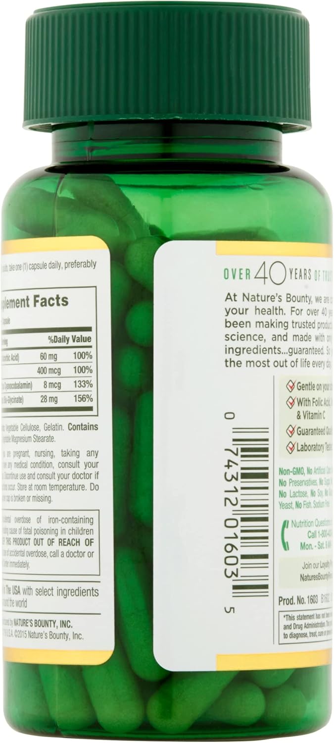 Suplemento  Gentle Iron 28 mg Cápsulas 90 Cápsulas Pack 2