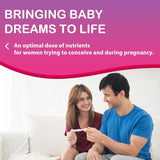 Suplemento de Fertilidad para Mujeres, 60 Gummies, con Inositol, Folato