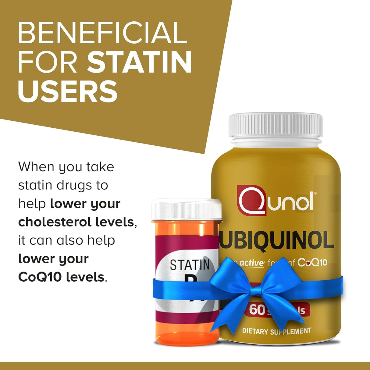 Suplemento Qunol Ubiquinol CoQ10 100 mg cap Ubiquinol 60 und