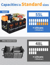 Organizador de Maletero Oasser, Waterproof, Plegable, Estándar