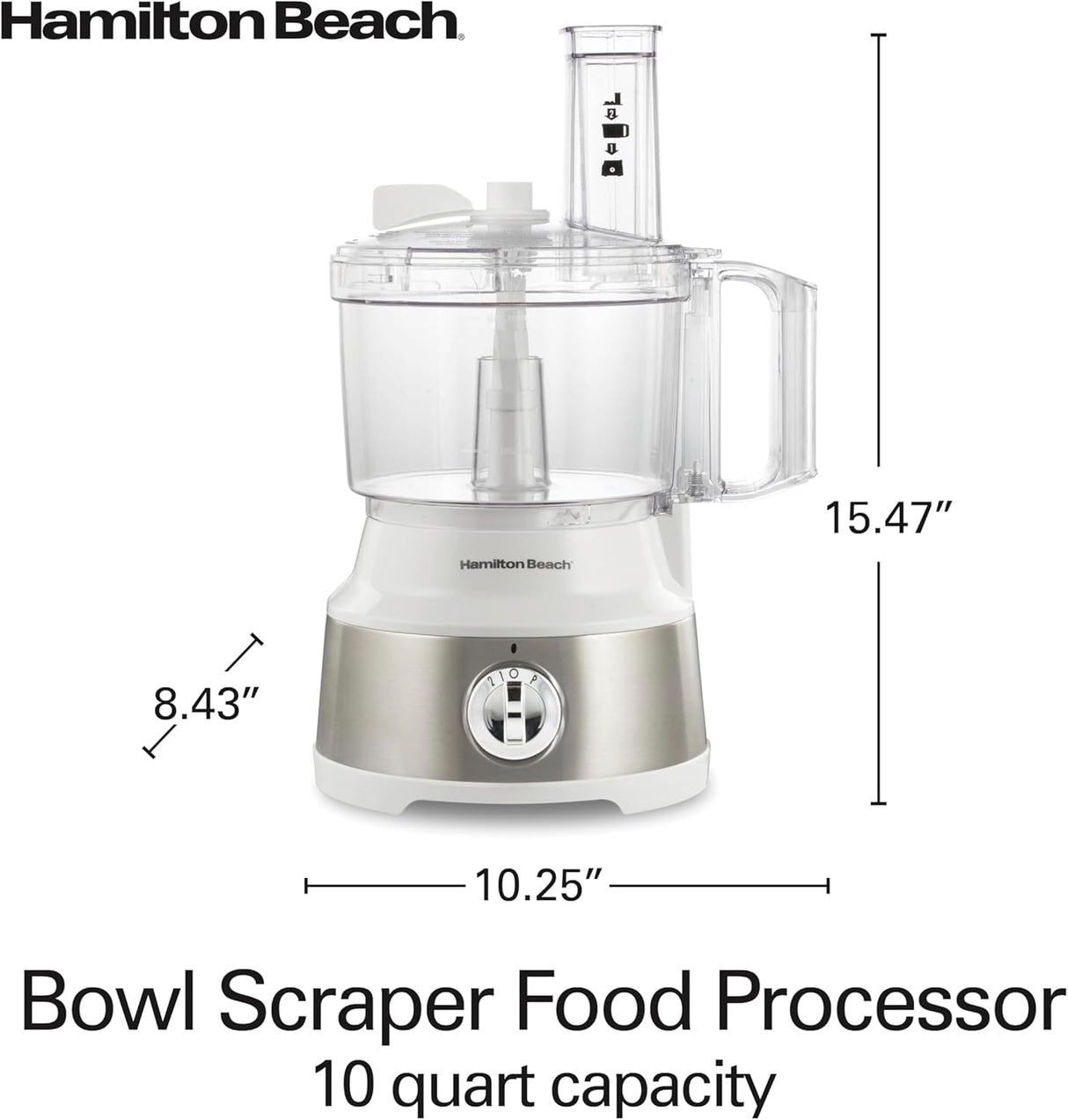 Procesador de Alimentos Hamilton Beach 10 Tazas, Modelo 70733
