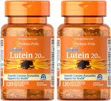 Suplemento Cápsula de luteína de 20 mg, 240 unidades  2 pack