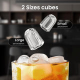 Máquina de Hielo AGLUCKY, 26.5Lbs/24H, 9 Cubos en 6 Min.