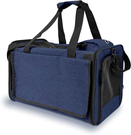 Transportadora Suave para Gato Grande 15 lbs+ - Comoda y Ventilada