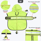 Capa de Lluvia para Perros - Chaqueta Impermeable Ajustable - Mediana