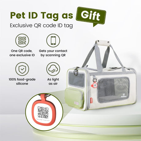 Transportín Pawaii para gatos, suave, plegable y cómodo.