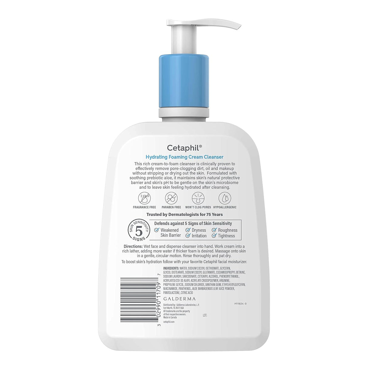 limpiador hidratante en crema Cetaphil