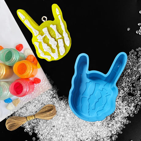 Moldes de Silicona Halloween para Freshies - Mano Esqueleto