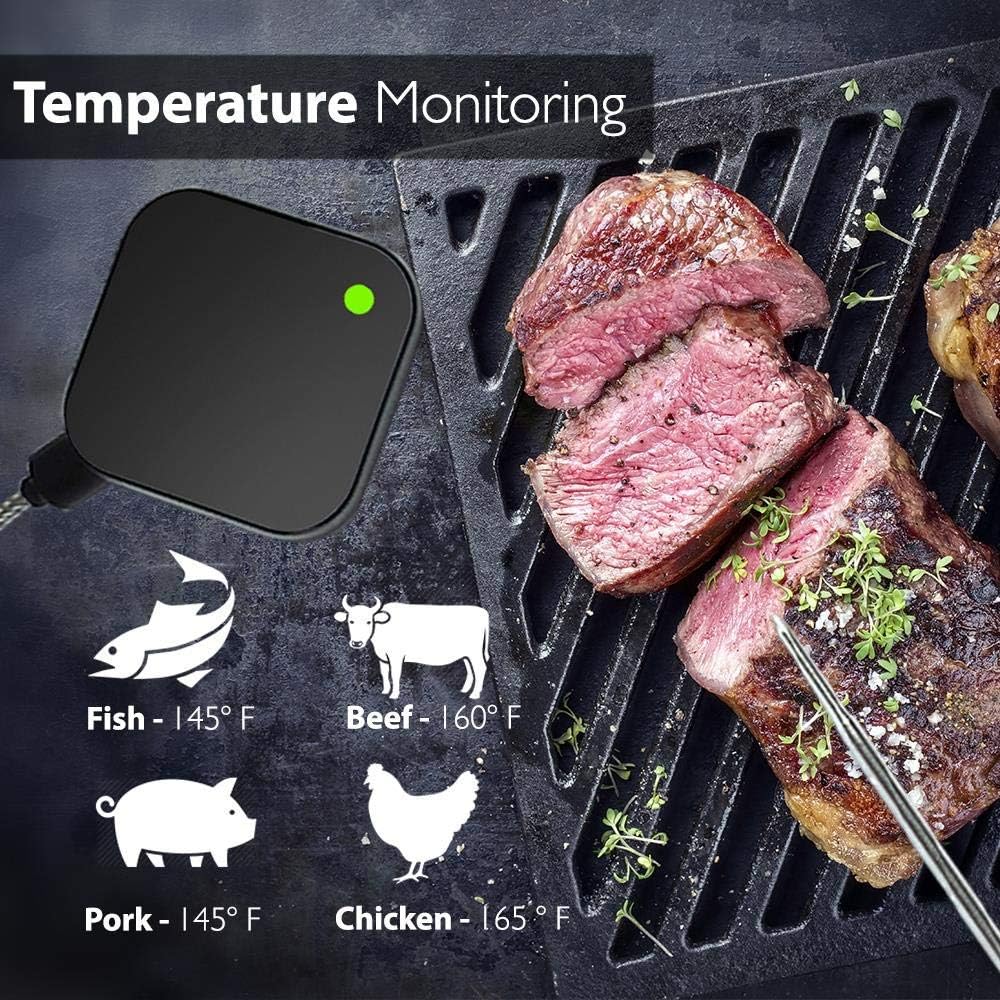 Termómetro inalámbrico Bluetooth NUTRICHEF AZPWIRBBQ40