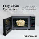 Microondas Farberware 700W, 0.7 Cu. Ft., Interior Fácil de Limpiar