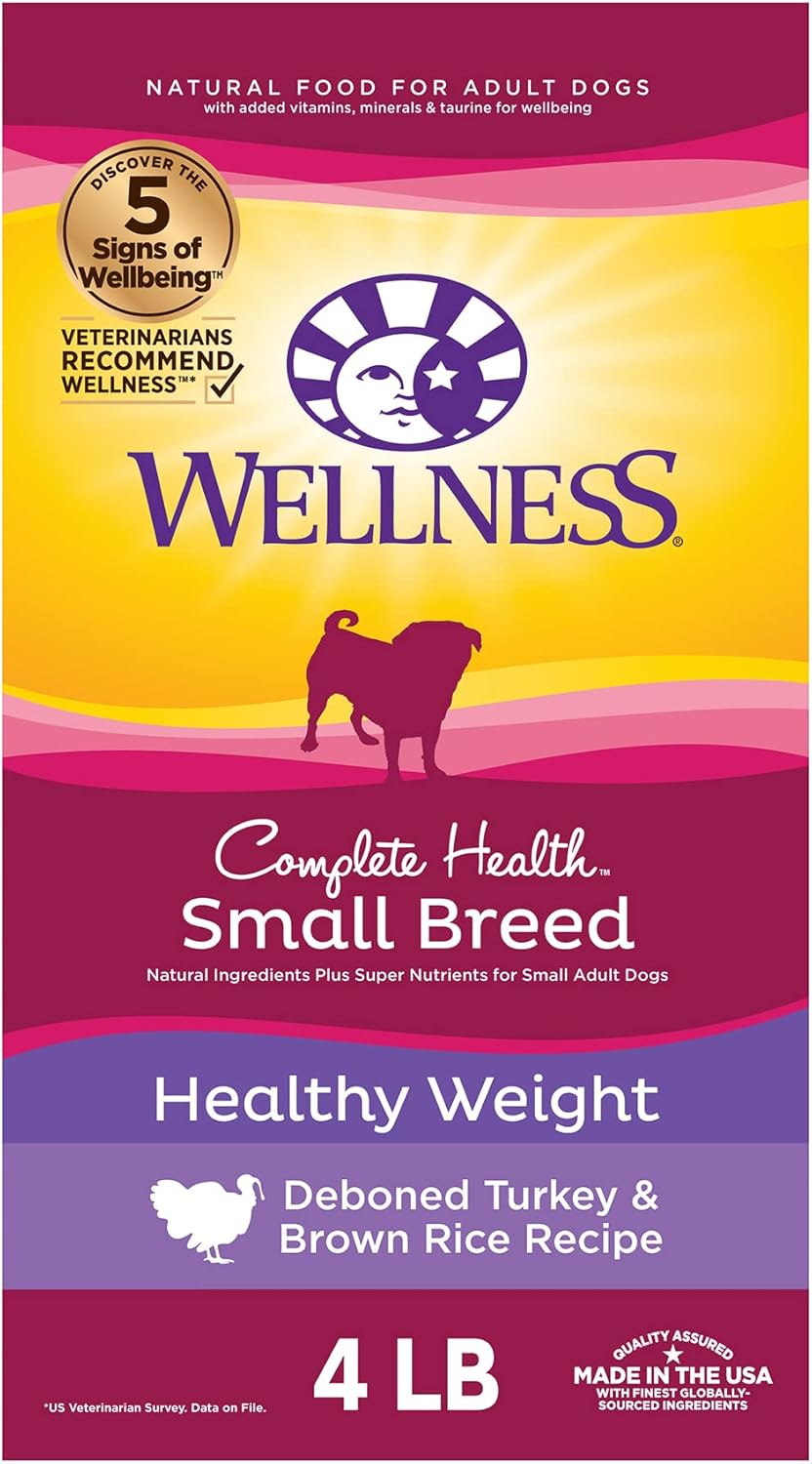 Alimento seco natural para perro de raza pequeña Wellness