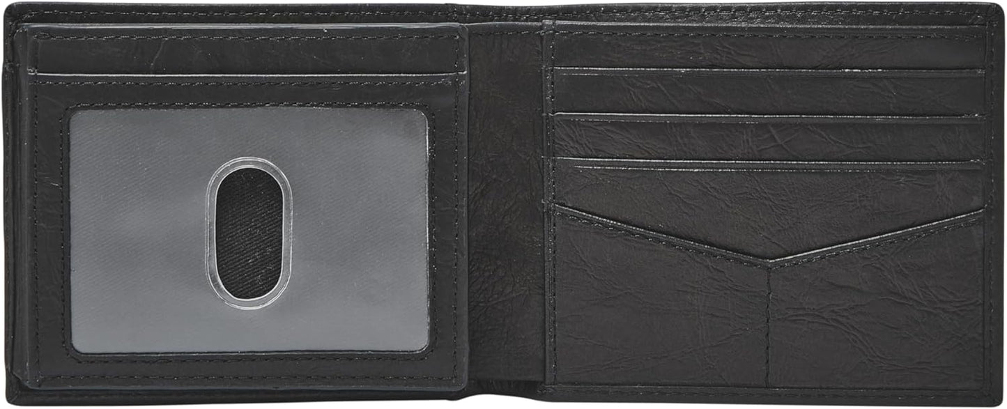 Billetera de piel bifold con ID de Fossil, Modelo: ML3899001