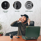 Reproductor de Vinilo Portátil 3 Velocidades con Bluetooth