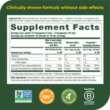Suplemento de hierro líquido hombres y niños, vegano, 7.7oz