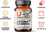 Suplemento de Ashwagandha UMZU | Sueño, Estrés, Cognición 30 Caps