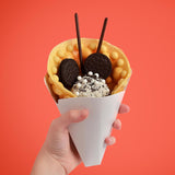Máquina de Waffles Burbuja Mickey Mouse de Disney, Flip-Over