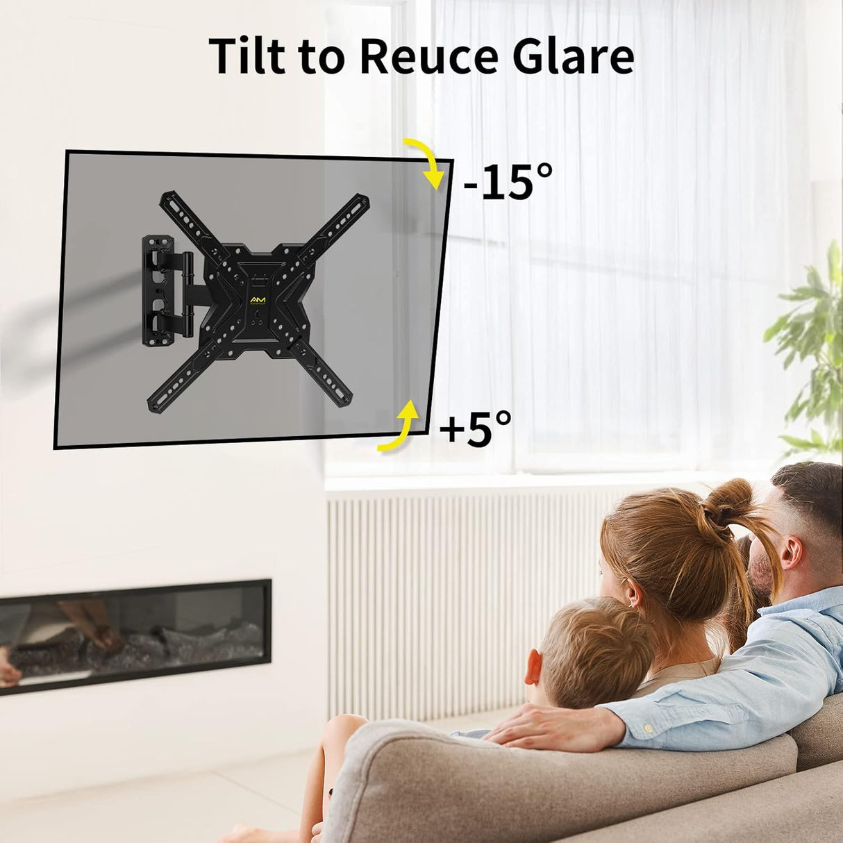 Soporte de Pared para TV 26-60 - Full Motion, VESA 400x400