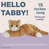 Gato de Peluche Bearington Tabby de 15 Pulgadas - Realista