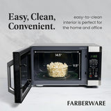 Microondas Farberware 1.6 cu ft 1100W, Sensor, Fácil Limpieza
