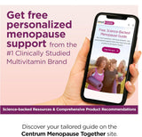 Suplemento Multivitamínico Centrum con Soporte Menopausia 30 Tab.