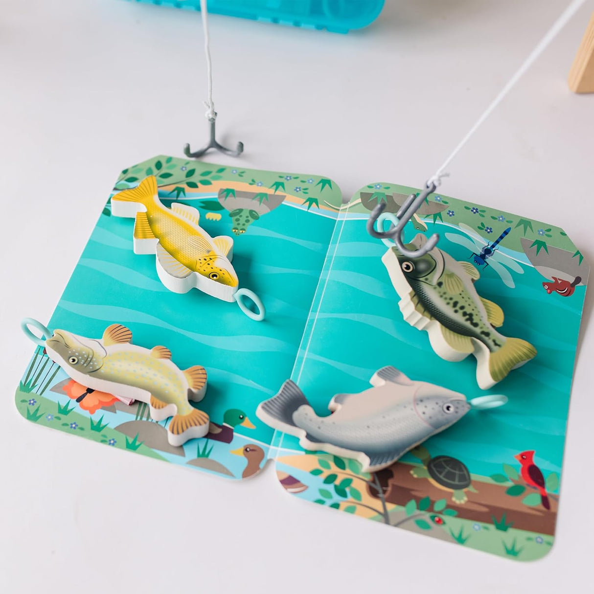 Juego de Pesca Melissa & Doug - 21 Piezas, FSC Certificado