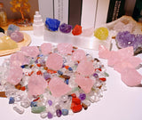 Cristales de Cuarzo Rosa Natural para Sanación y Decoración