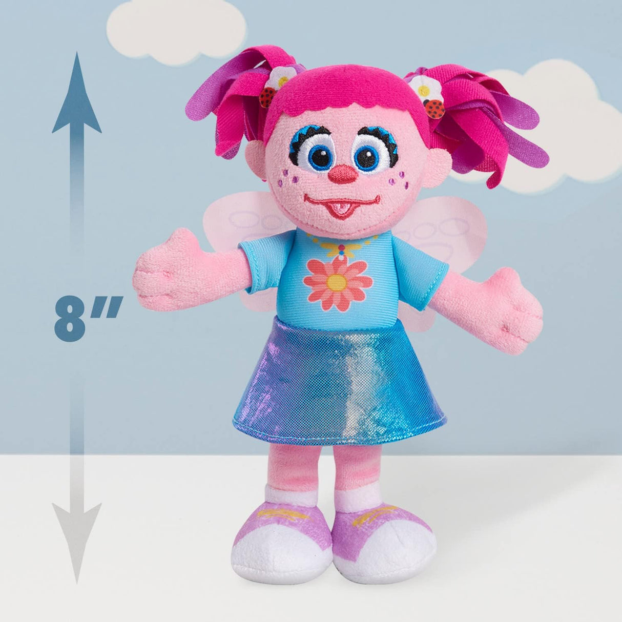 Set de Peluches Elmo y Abby Cadabby 8” Ecoamigables Sesame Street