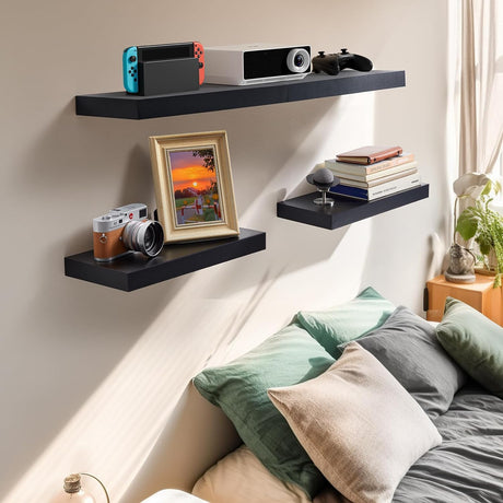 Estanterías Flotantes Amada HOMEFURNISHING, 15x7 Pulgadas, 2 Pzas