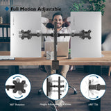 Soporte Doble para Monitores BONTEC, Ergonomico, 13-27 Pulgadas