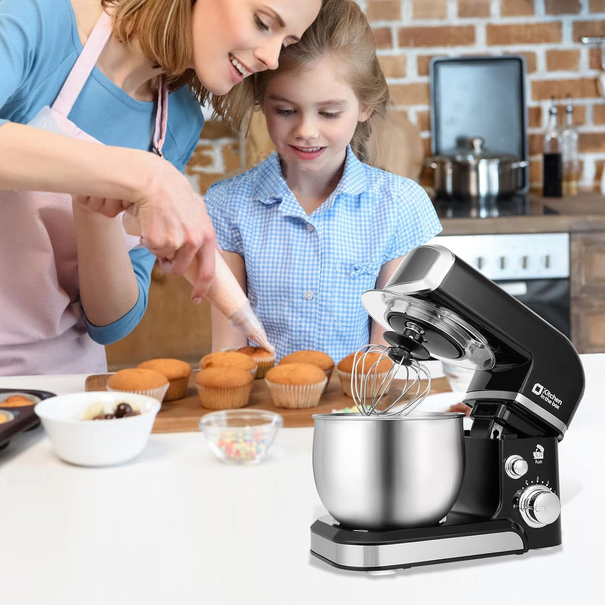 Batidora de Cocina en Caja, Kitchen in the Box, 3.2Qt, 6 Velocidades