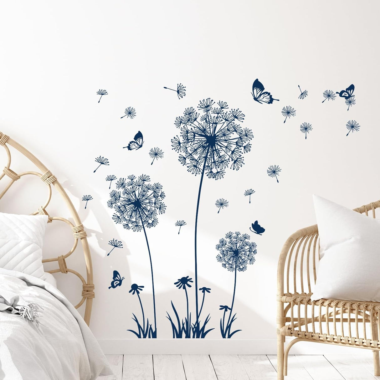 Stickers de Pared Flores y Mariposas - Supzone - Decoración